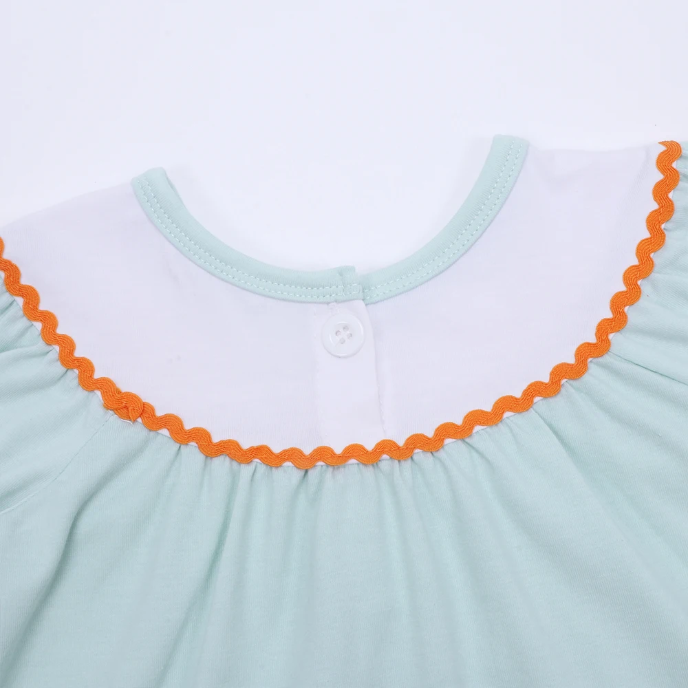 Модный костюм из чистого хлопка для маленьких девочек серый с коротким рукавом и