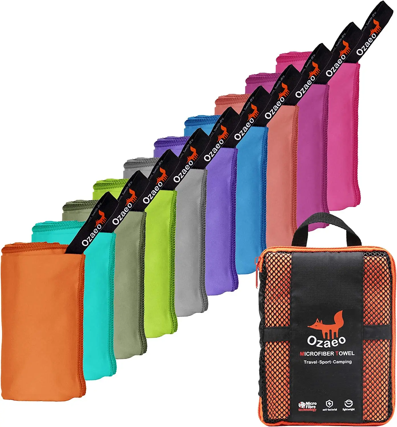 Quick Dry Lightweight Travel Gym Towel,  Super Absorbent Beach Towel For Sports, Outdoor
