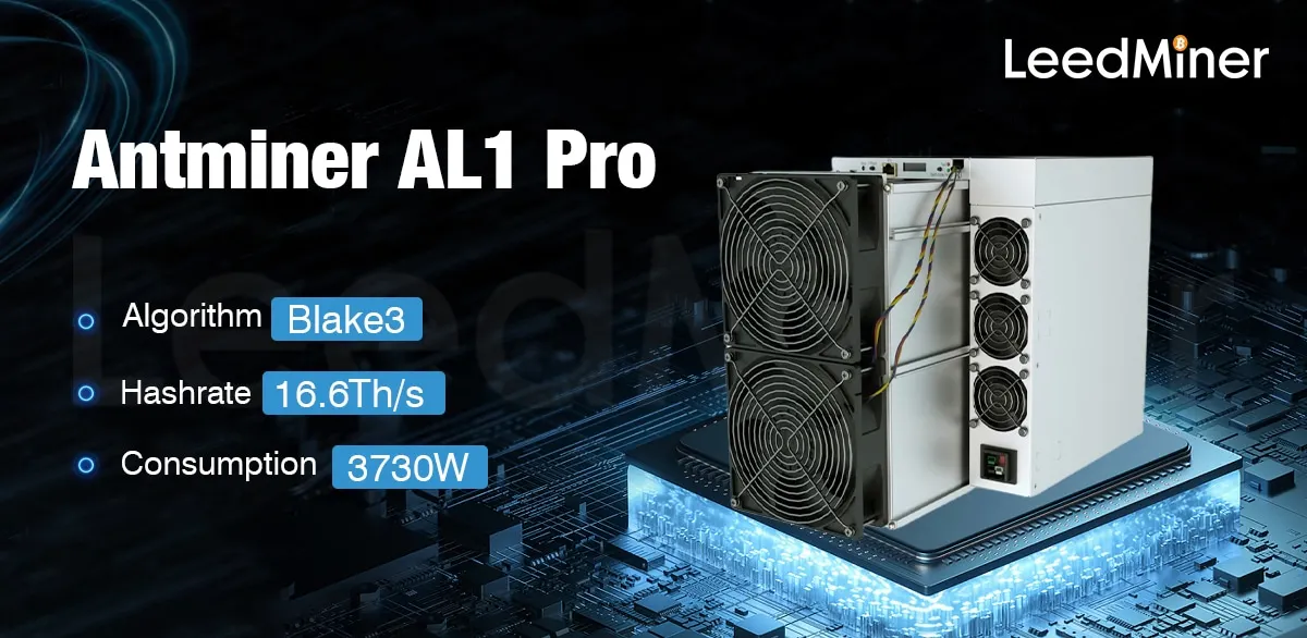 КУПИТЬ постоянного тока 2 ПОЛУЧИ 1 БЕСПЛАТНО Bitmain Antminer AL1 Pro 16 6Th/s 3730 Вт Alephium Miner ALPH