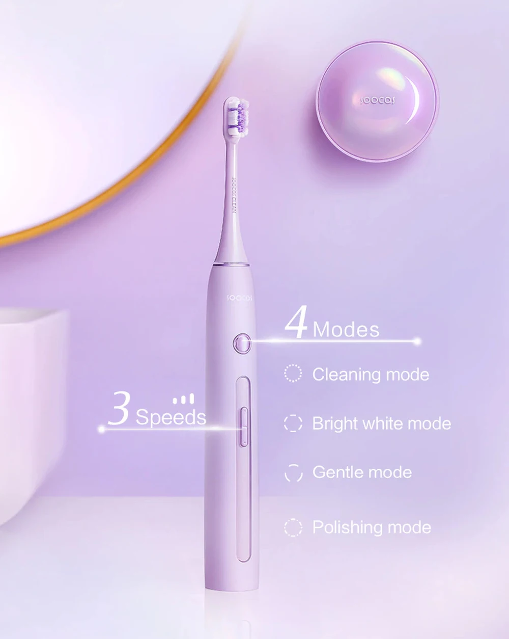 Electric toothbrush soocas X3 Pro purple | Toothbrush