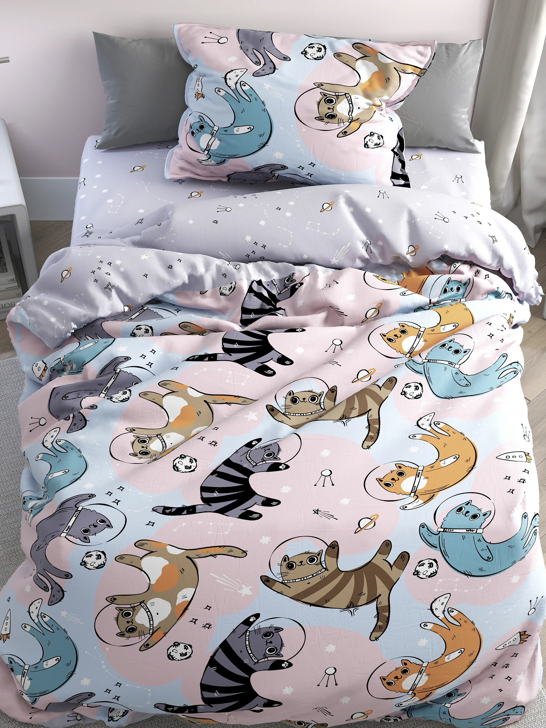 1 5 сп Постельное белье Павлина Freedom бязь 5-спальное 100% хлопок наволочка 70*70 - купить