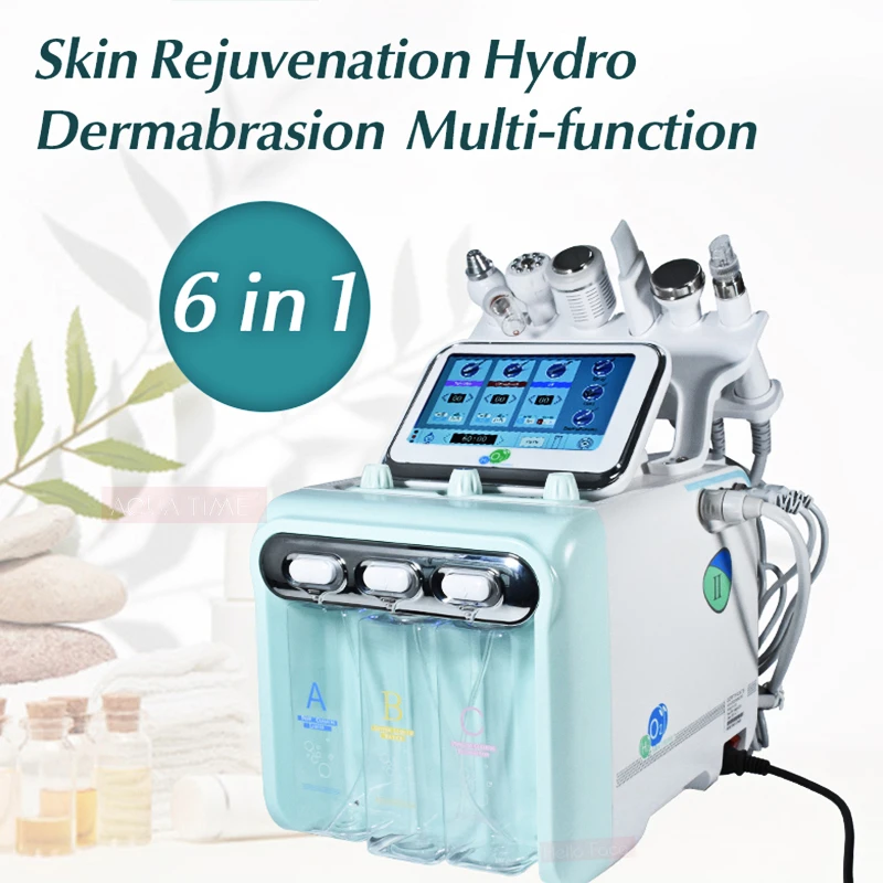 

6 в 1 гидродермабразия RF лифтинг для лица гидропонный микродермабразия для лица гидропонный уход за кожей спа для красоты