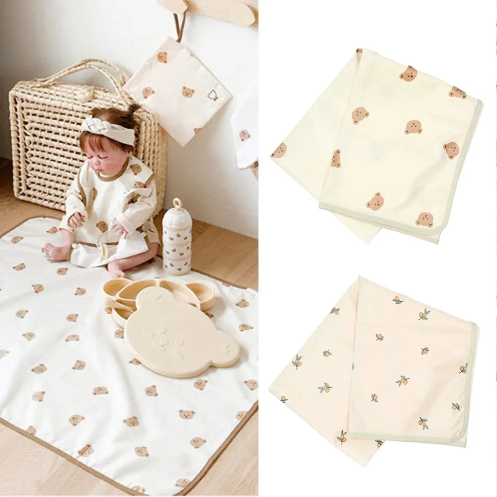 

Reusable Baby Diaper Changing Pad Washable Breathable Leak Proof Infant Mattress Pad Portable Travel Toddler Changing Mat