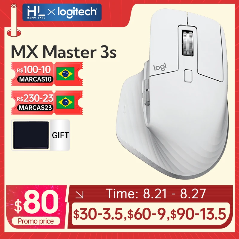 로지텍 MX 마스터 무선 블루투스 마우스, 사무실 마우스, PC 노트북용 무선 2.4G, 3S, MX 마스터 2S, 정품 신제품