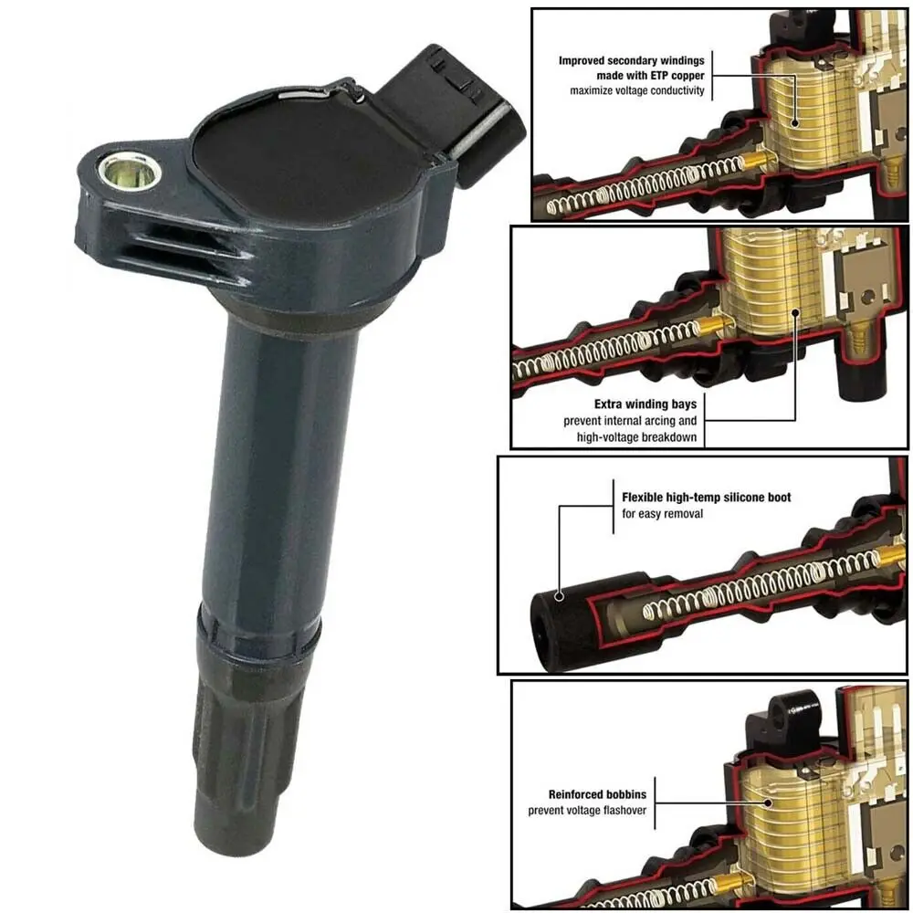 Катушка зажигания STPAT 90919-A2007 6 шт. для Lexus ES350 RX350 RX450h подходит Toyota Avalon Camry Highlander Rav4
