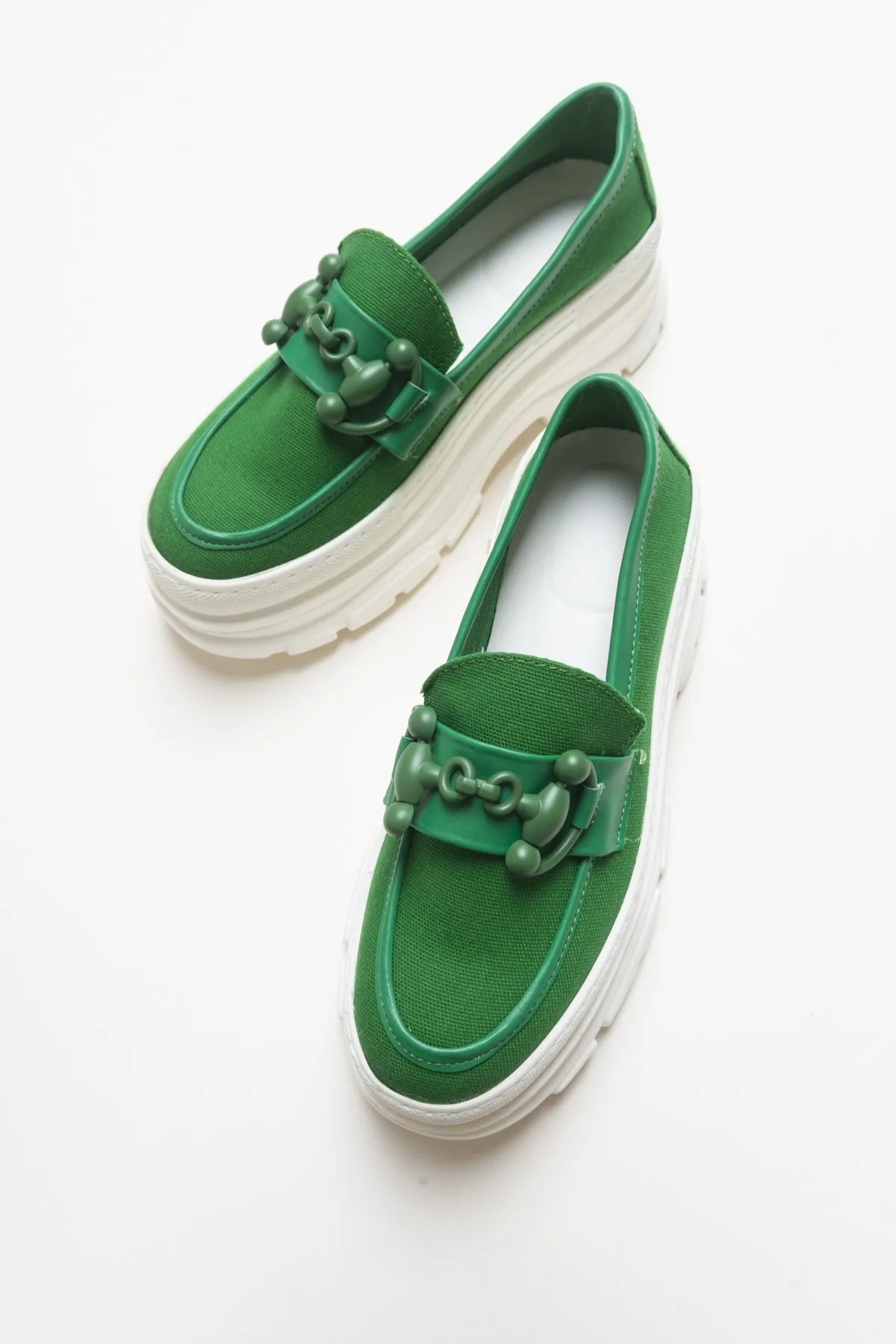 Качественная ткань Ruya из искусственной кожи и льна полиуретановый каблук на