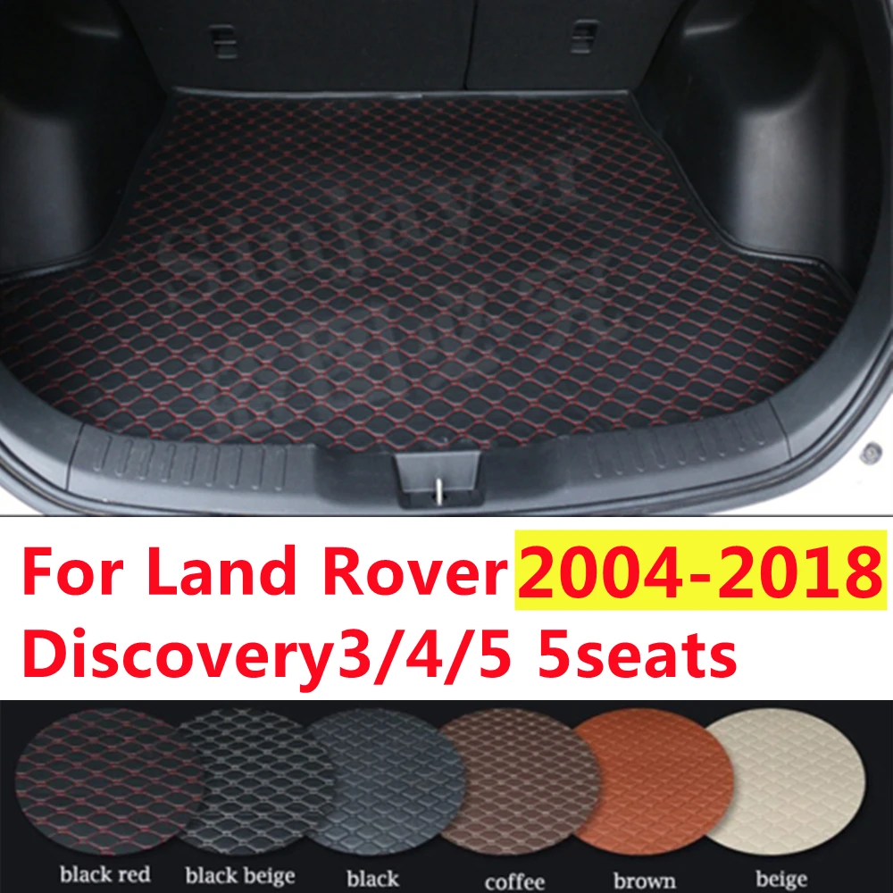 

SJ Custom Fit For Land Rover Discovery3/4/5 5seats Waterproof Car Trunk Mat AUTO Tail Boot Tray Liner Cargo Carpet Pad Protector