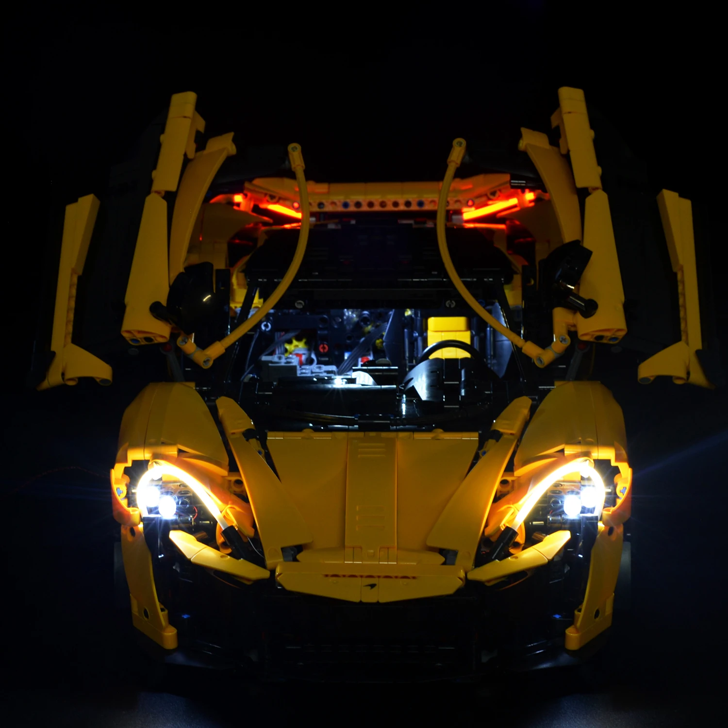 Светильник с дистанционным управлением XGREPACK для Lego 42172 McLaren P1 только двигатель