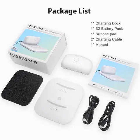 BOBOVR Двойная зарядная станция для аккумуляторов B2