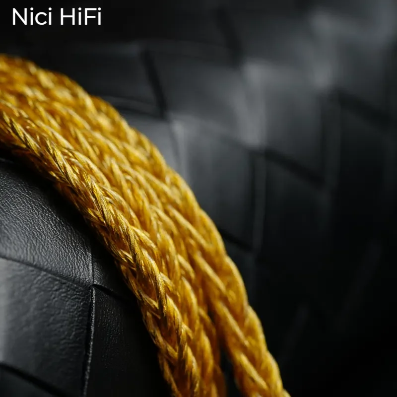 Nici HiFi-16 8-жильный кабель для наушников MMCX0,78 2-контактныйстерео 3,5 мм, сбалансированный 4,4 мм, сменный кабель для обновления IEM (art.: 3920cb9ce2b59) - 3920cb9ce2b59
