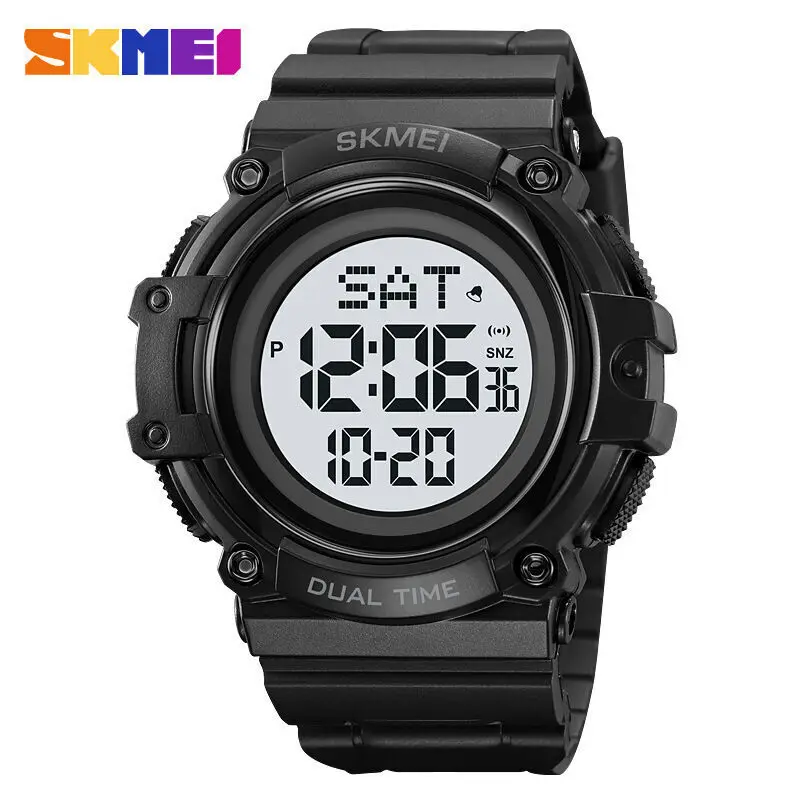 Time Beauty Мужские спортивные многофункциональные водонепроницаемые часы