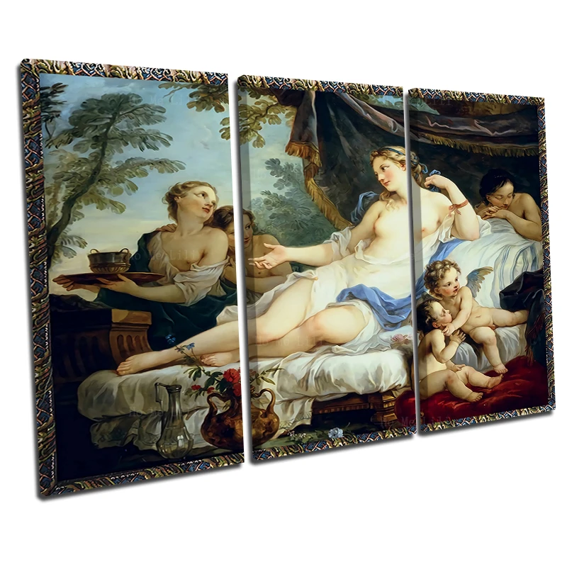 

Aphrodite And His Children The Abduction Of Europe The Myth Of Venice Canvas Wall Art By Ho Me Lili For Livingroom Decor