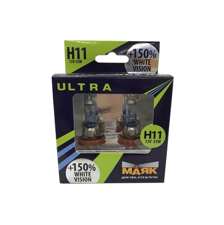 маяк 82720wv150. маяк white vision 150. лампа h7 12- 55 px26d white vision +150 маяк ультра 82720wv+150. лампа маяк h4 ultra white. галоген маяк h7.