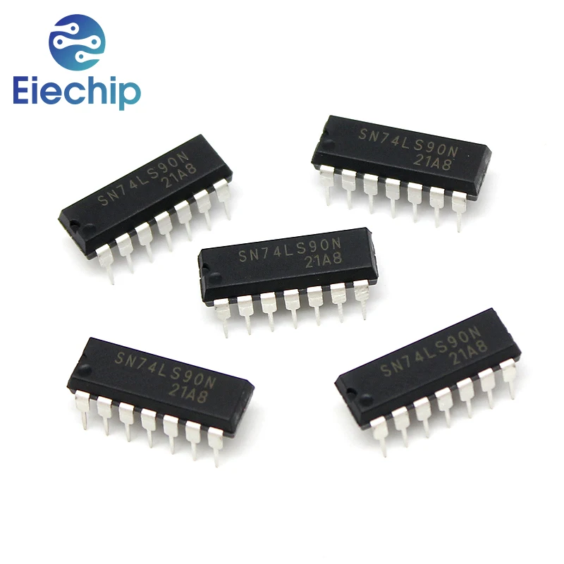 

10pcs 74LS90 DIP14 DIP Integrated Circuit Electronics SN74LS90 Electronic Gadgets