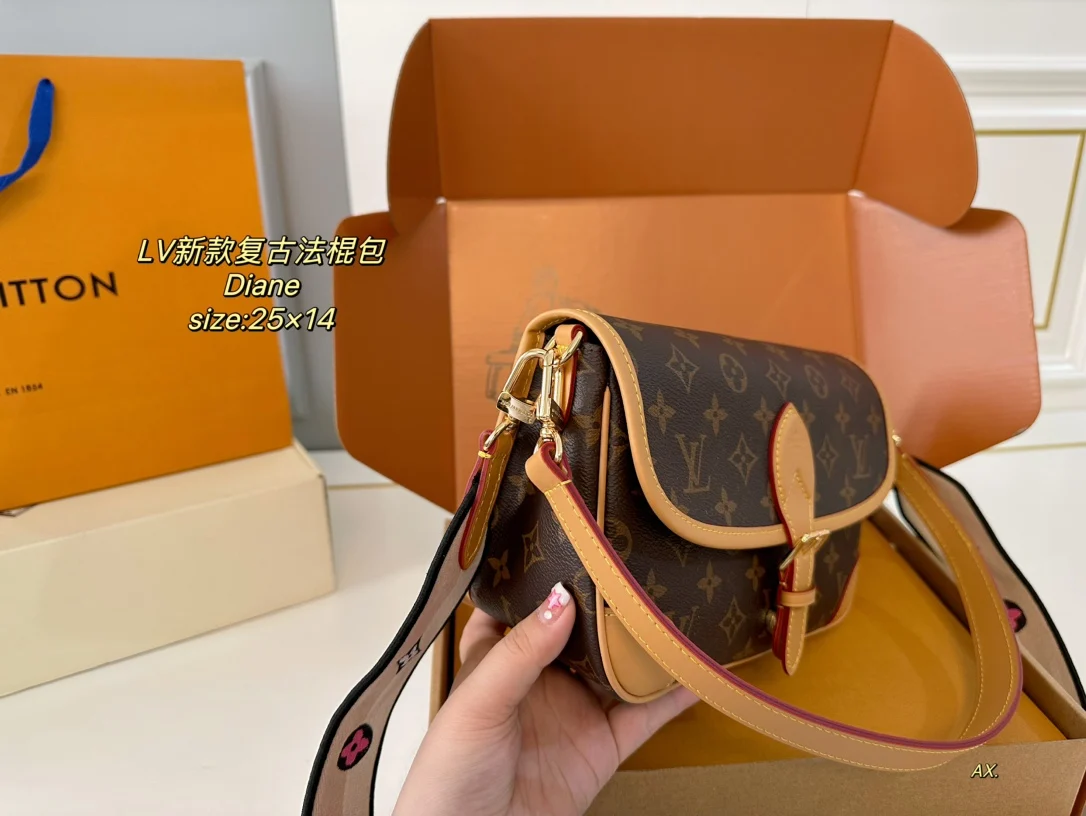 Сумки на плечо Louis Vuitton Женская новая сумка высокое качество через Кожаная мода