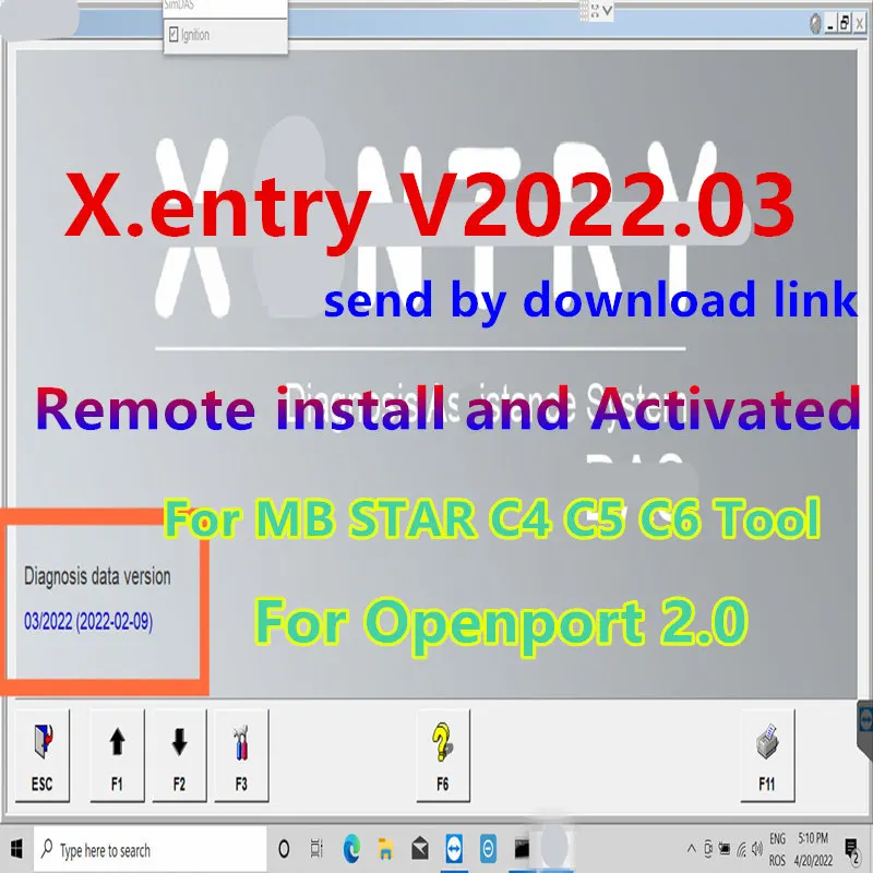 Последняя версия Xentry v2022.3 для диагностического программного обеспечения Ben.z