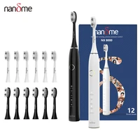 nandme nx8000 smart sonic electric toothbrush ipx7 waterproof micro vibration deep cleaning whitener without hurting teeth