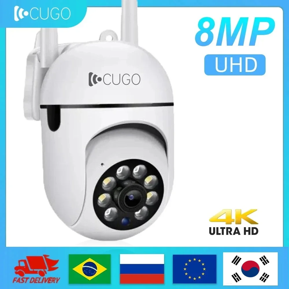 IMX415 8MP 4K Surveillance Camera 5G WiFi PTZ IR Full Color Night Vision Security Protection Home Motion IP Webcam NVR Camera