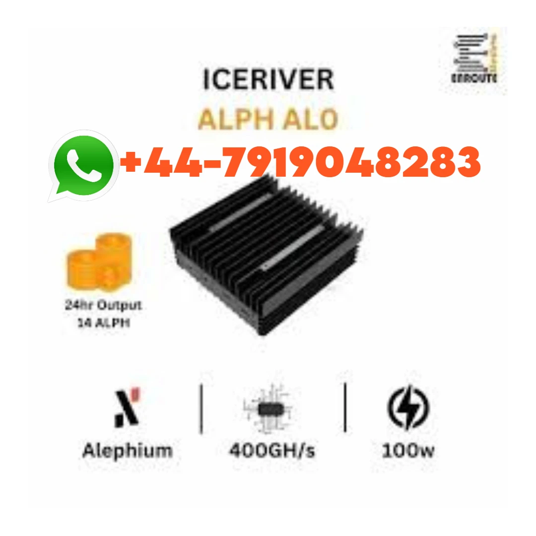 OL IceRiver ALPH AL0 400GH/S 100W Alephium Miner для майнинга с блоком питания