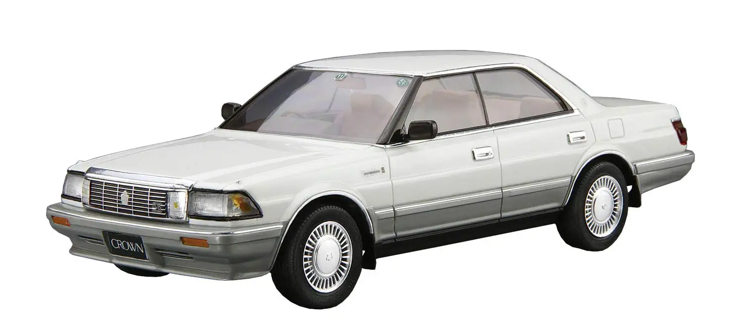 AOSHIMA Модель автомобиля серии Toyota UZS131 Crown Royal Седан G 1989 Пластиковая модель 1/24 №87 |