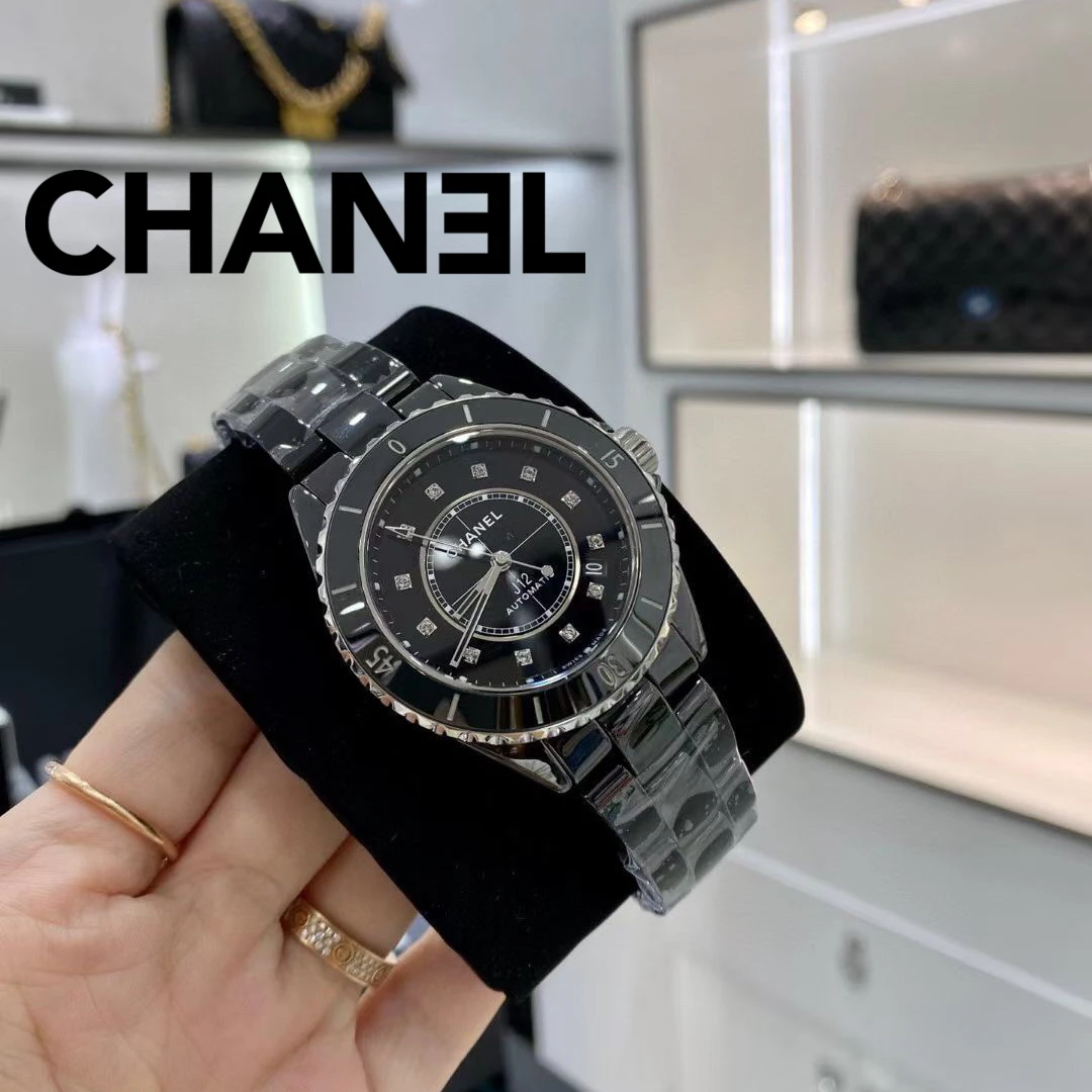Часы в стиле Chanel новые кварцевые керамические часы модные женские