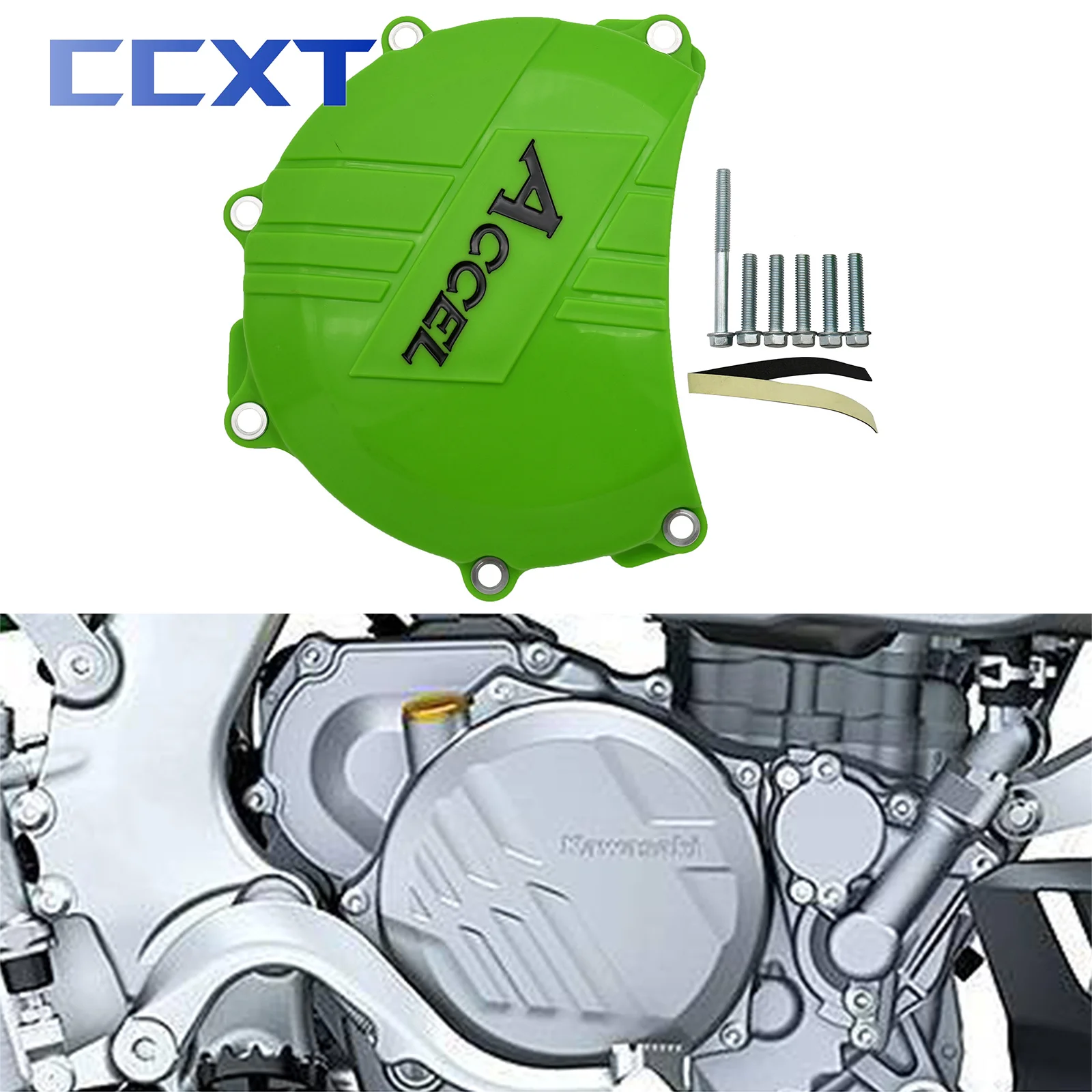 

Nylon Clutch Guard Protector Cover Protection For Kawasaki KX450F KXF450 KX 450F KXF 450 2006-2017 Motorcycle Dirt Bike Parts
