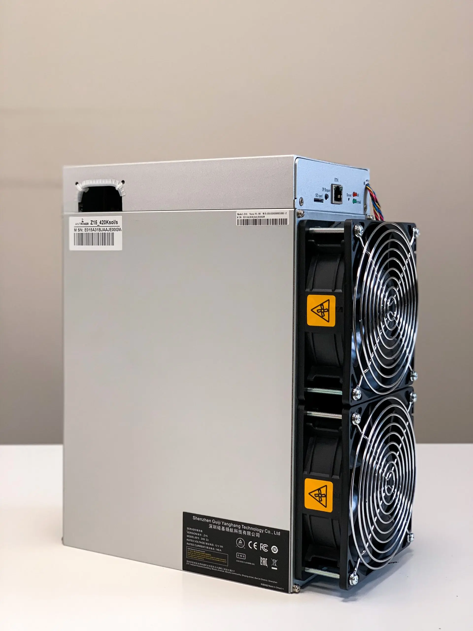 

Новинка 2022, распродажа, скидка 50% на Рождество, Antminer Z15 (420 KSol/s)
