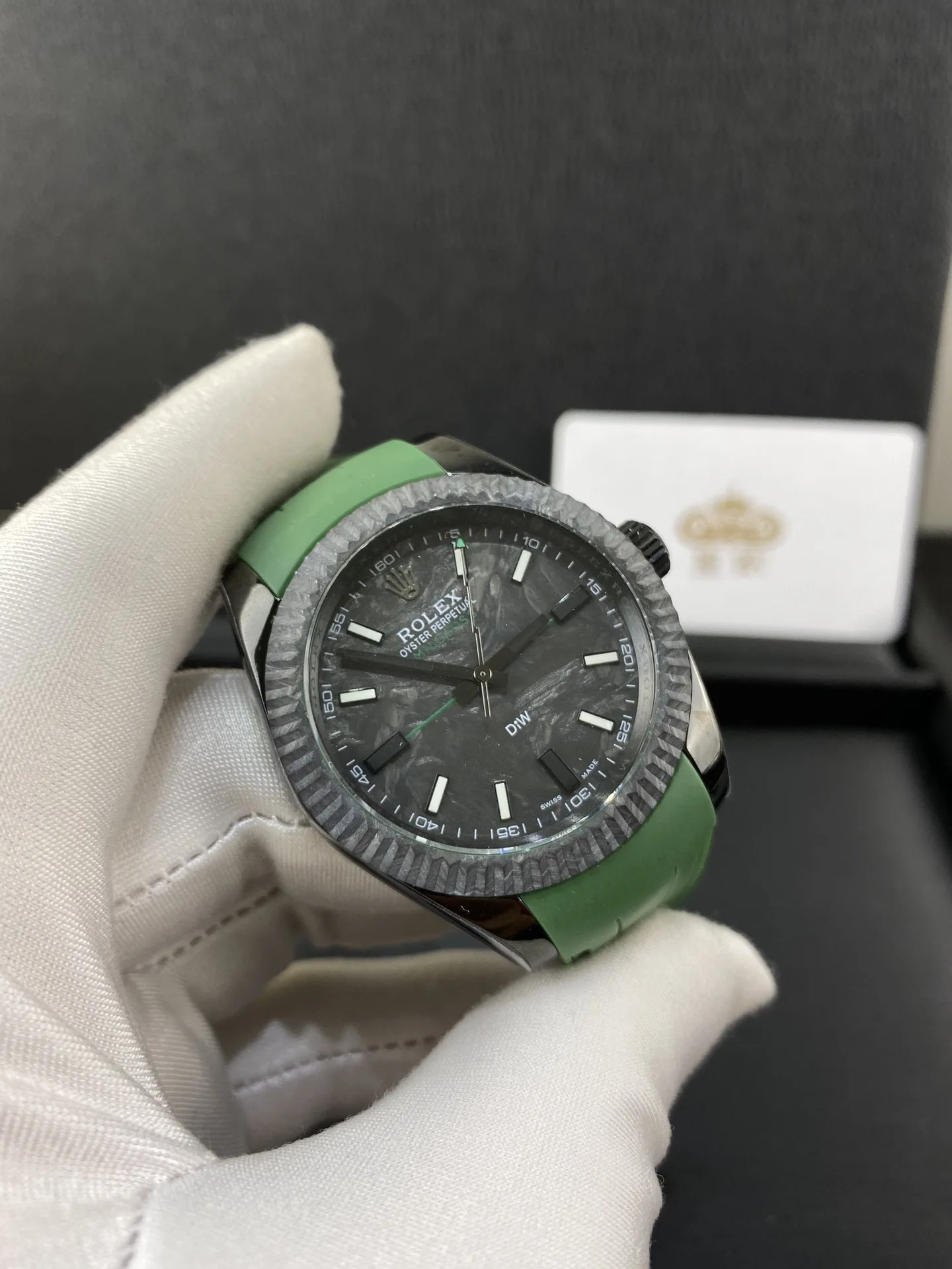 Мужские наручные часы из углеродного волокна Rolex цвет в ассортименте