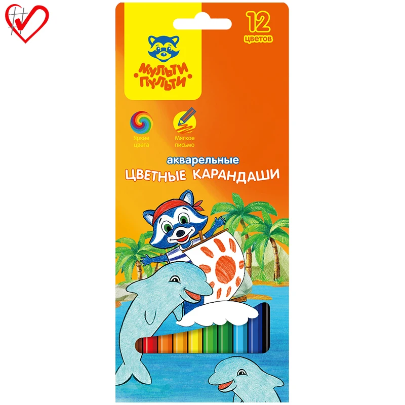 Карандаши акварельные Мульти-Пульти Карандаши акварельные Мульти-Пульти
