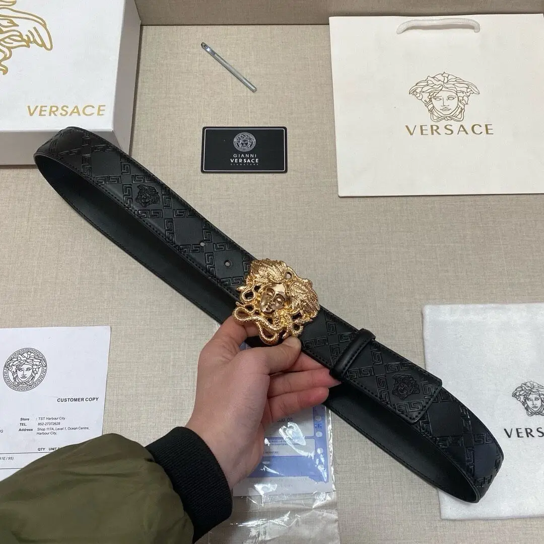 точная копия 1:1 Копия Стиля Версаче1:1 Сотни Новых Женских Ремней Простой Модный Тонкий Ремень Длиной 38 См.