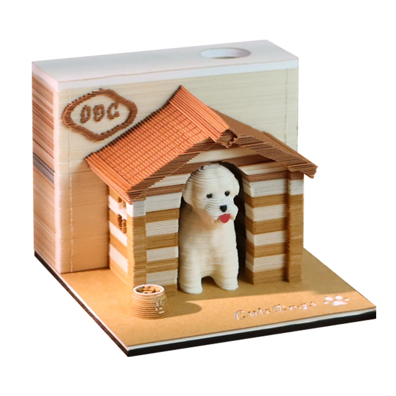 

3D блокнот из бумаги