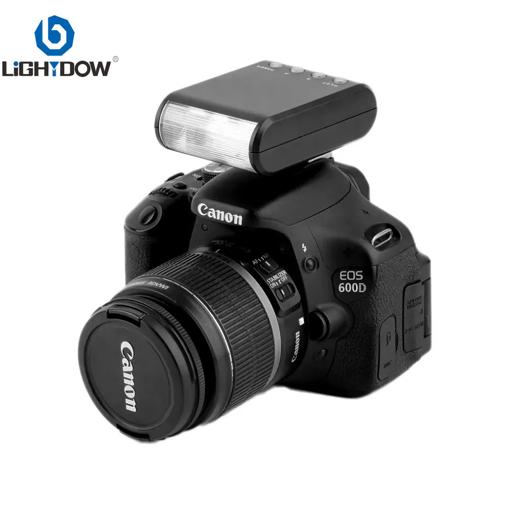 

W&5 Mini Digital Universal Slave Flash Light Auto Single Contact Standard For Hotshoe Canon Nikon DSLR Cameras