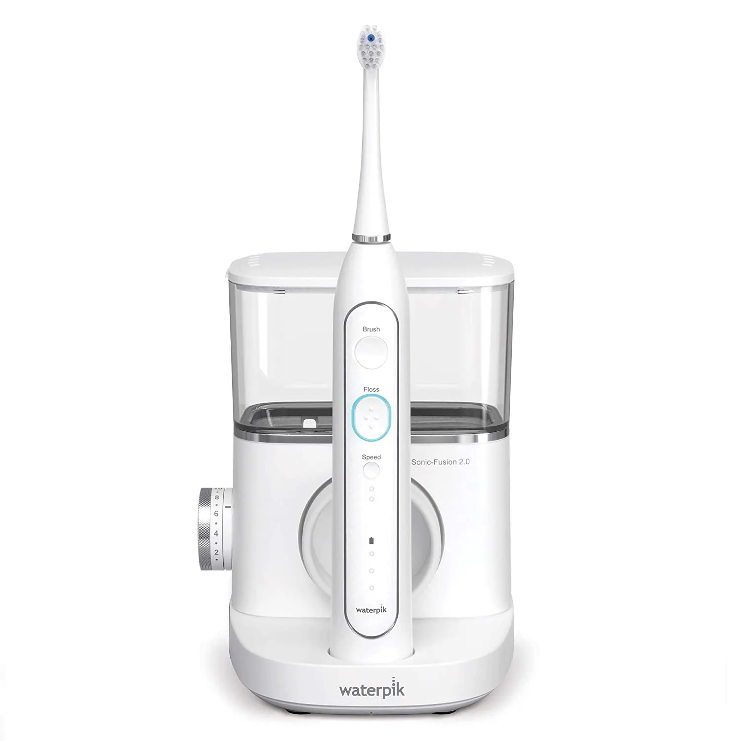 

Профессиональная зубная щетка Waterpik Sonic-Fusion 2,0, электрическая зубная щетка и водный Флоссер, белая