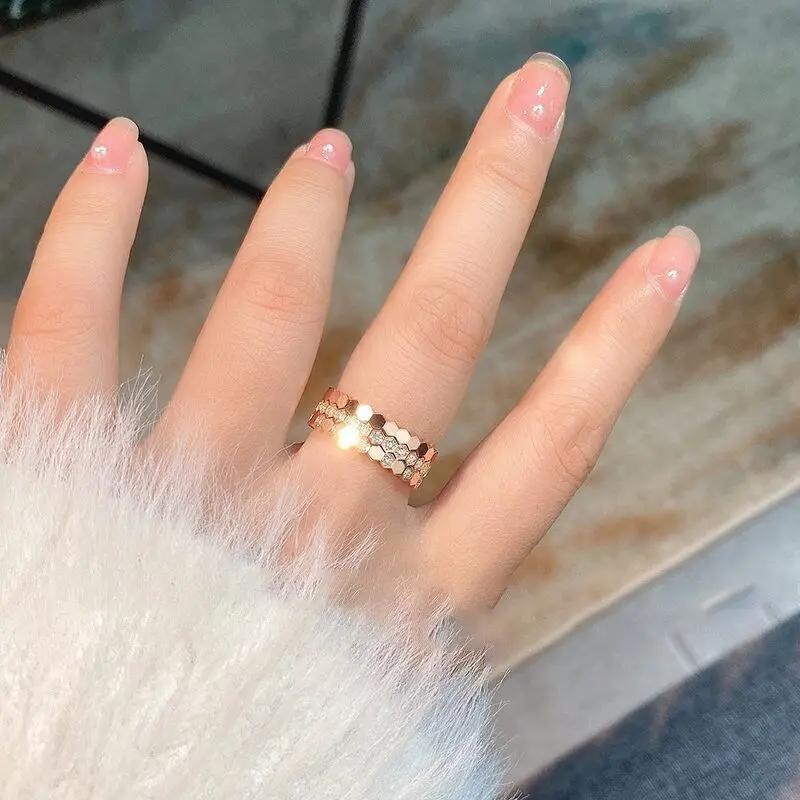 точная копия 1:1 Обручальное Chaumet Золотое Женское Кольцо Модные Свадебные