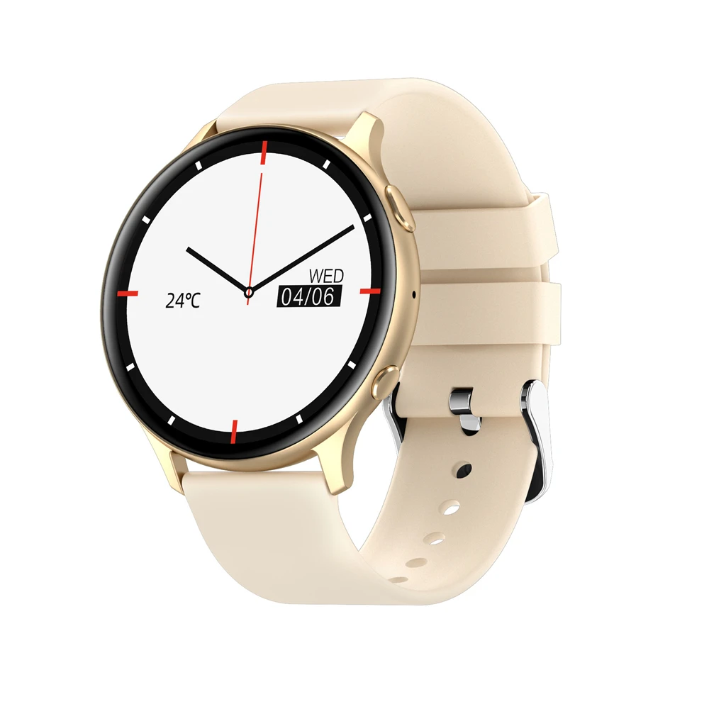 

New Luxury Smart Watch 1.32 Inch Round Touch Screen Heart Rate Sleep Monitor Thermometer Fitness Sport Smartwatch For Men Women