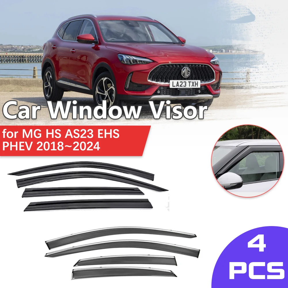 Козырек для окон автомобиля навес MG HS AS23 EHS PHEV 2018 ~ 2024 2019 2020 2021 2022 2023 дефлектор от