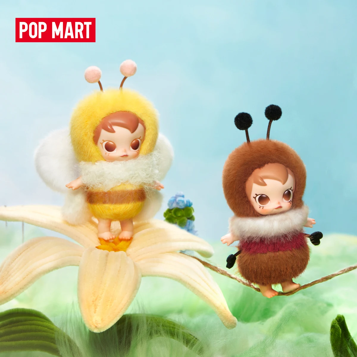 Фото 【UK】POP MART Baby Molly Buggy Roam Series - Виниловая плюшевая подвеска-фигурка в закрытой упаковке (1/4 шт.) POPMART BlindBox Mystery Box №1