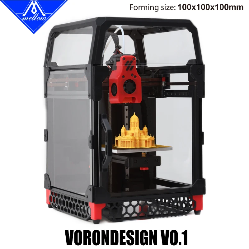 

Mellow & FORMBOT Voron 0.1 3D Printer Full Kit Voron0.1 Gemini V2 Board BMO Hotend UMBILICAL PCB Gates Belt