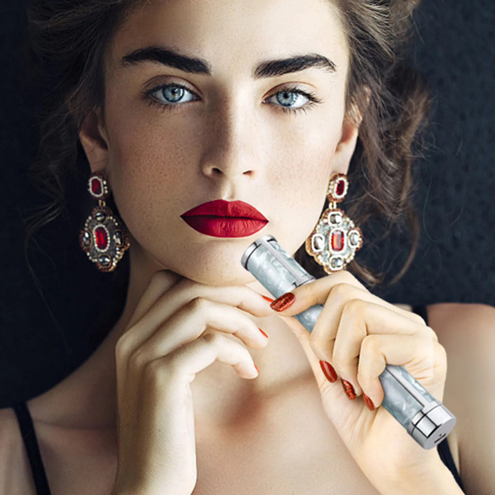 Профессиональный Розовый набор сверл для ногтей из 18 предметов выполнения любых