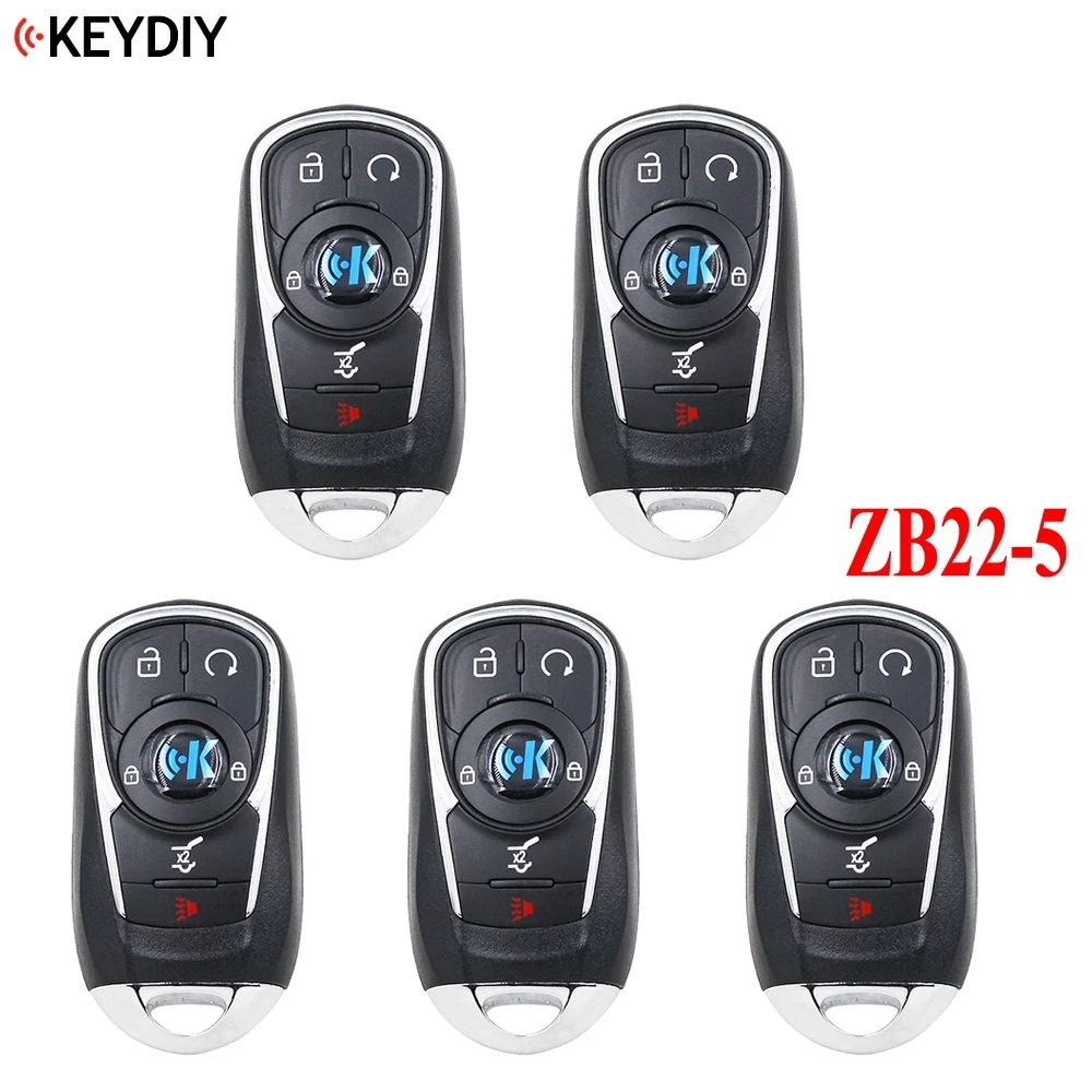 

5PCS/LOT KEYDIY ZB22-3 Smart Key ZB22-4 ZB22-5 Universal for KD-X2 Car Key Remote Replacement Fit More than 2000 Models