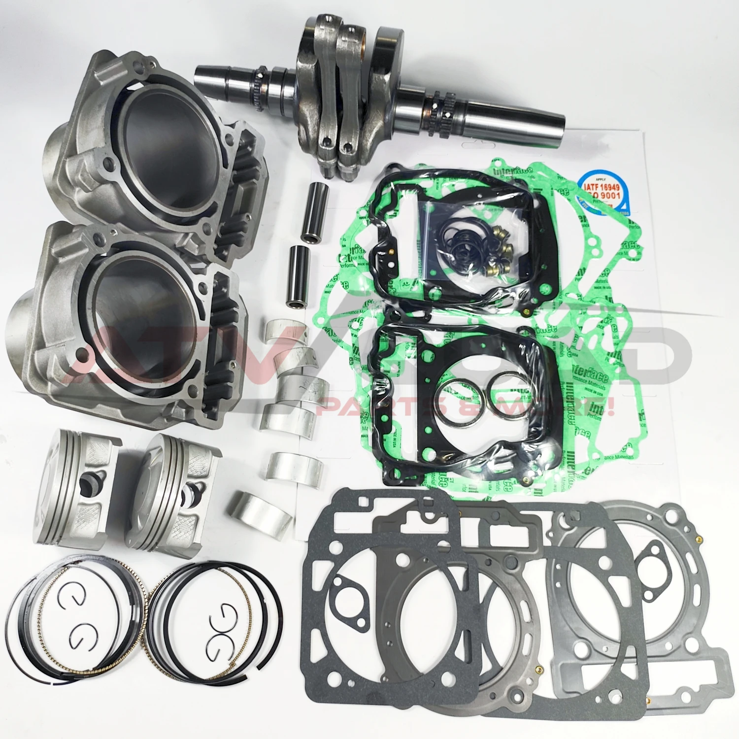 

Комплект прокладок поршня цилиндра коленчатого вала для Can-am Bomber Outlander 800 Commander 800 800R Defender HD8 Renegade 800 420413430