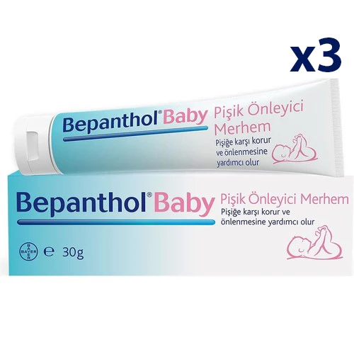 

Мазь от сыпи Bepanthol Baby, 30 г, 3 шт.