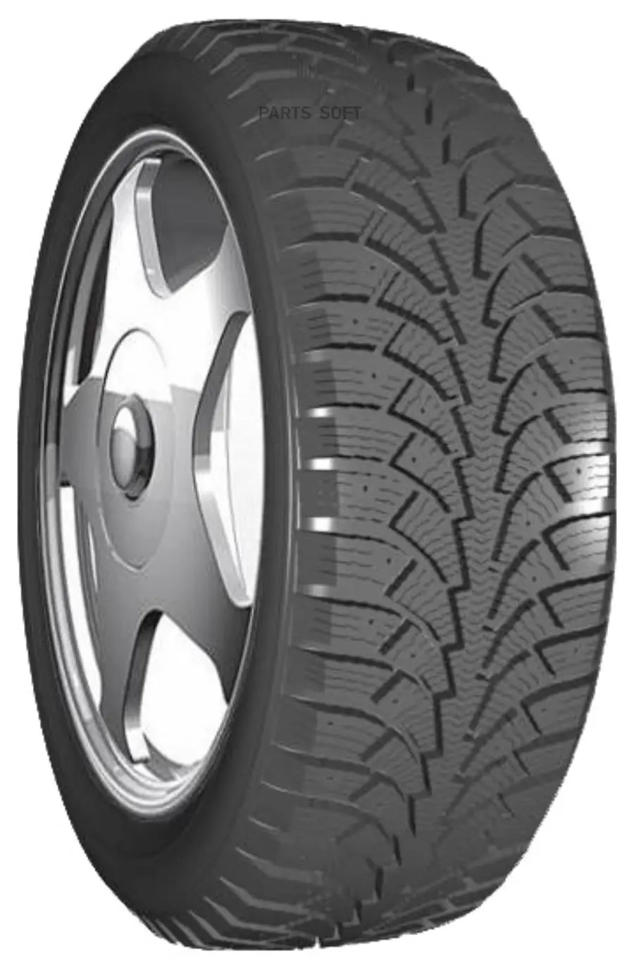 KAMA 2151002 Автошина R13 17570 КАМА Евро НК-519 82T шип