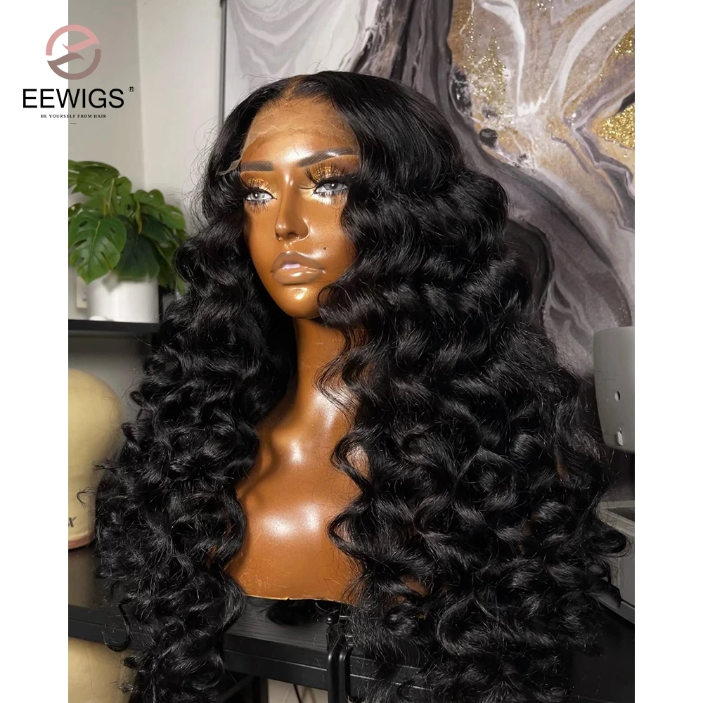 

Body Wave Synthetic 30 Inch Kinky Curly 13x4 Lace Front Heat Resistant Drag Queen Cosplay Wigs For Black Women With Baby Hair