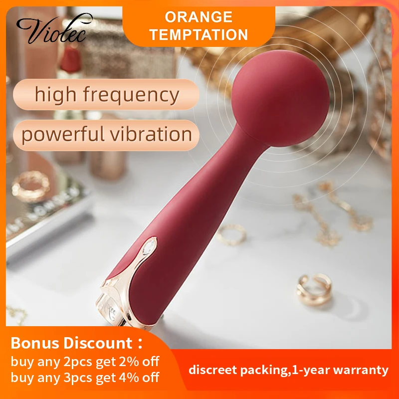 Портативные женские вибраторы Viotec гибкие AV волшебная палочка тихий Стимулятор