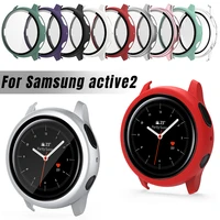 case for samsung galaxy watch 4 active 2 4440mm full coverage bumper case with tempered glass protective cover screen protector