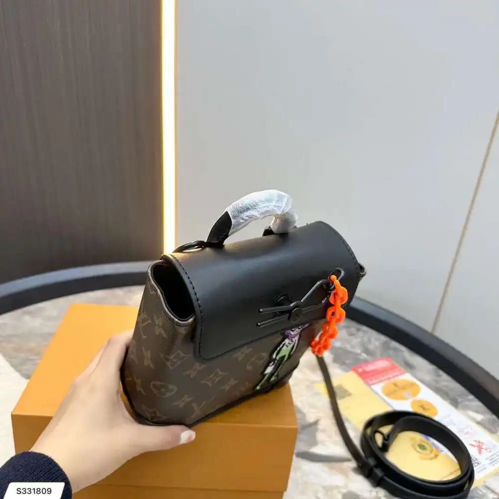 точная копия 1:1 Кожаная Сумка LV Из Микрофибры 14см*16см