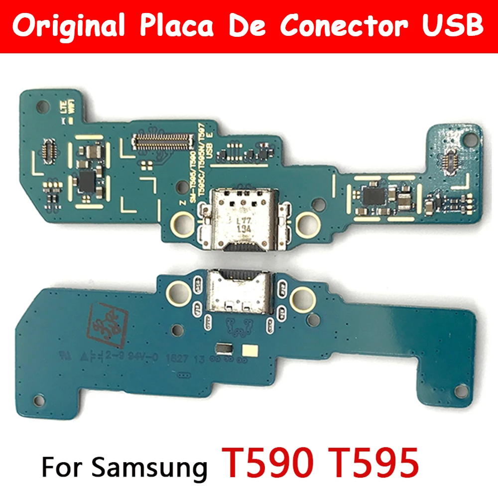 Placa de conector de puerto de carga USB Original, Cable flexible para...