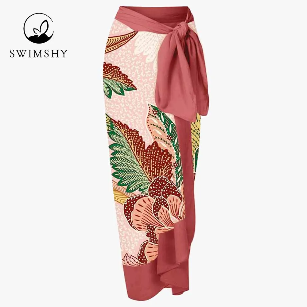 Petal Bikinis 2022 Fashion Floral Print Colorblock One-piece Swimsuit Push Up Summer Beachwear Women Chic Swimwear Slim Backless