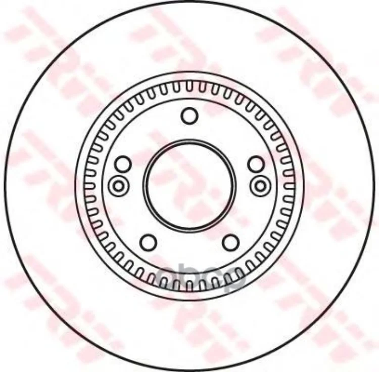 Диск Тормозной Передний Hyundai I40 Ix35 Sonata V-Vi Tucson Kia Rio Iii Df6108s TRW арт. DF6108S
